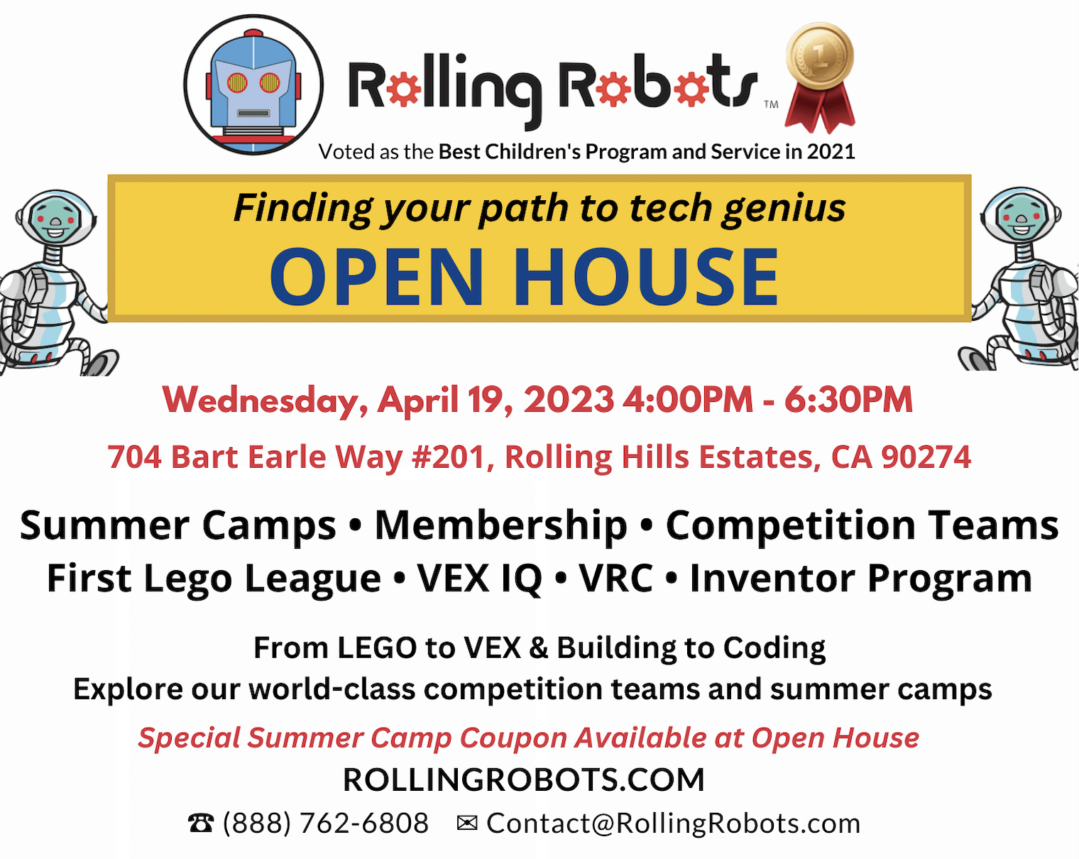 rolling robots summer camp